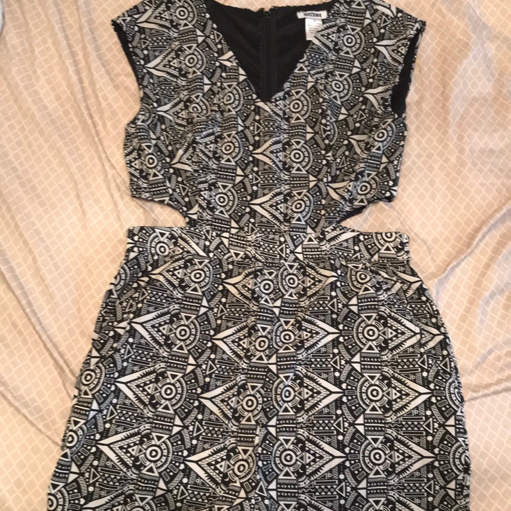 Black and white romper